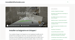 Desktop Screenshot of immobilieretparticuliers.com