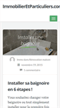 Mobile Screenshot of immobilieretparticuliers.com