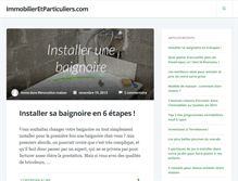 Tablet Screenshot of immobilieretparticuliers.com